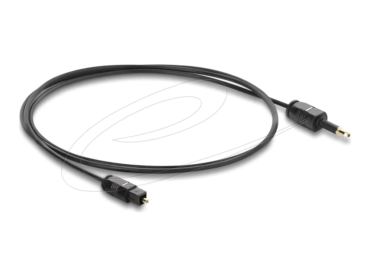 Delock Digitales Audio-Kabel (optisch) - Mini -TOSLINK männlich zu TOSLINK weiblich