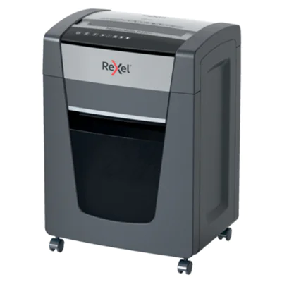 Rexel® Aktenvernichter Momentum P420+ P-4 Papier, Heftklammern, Büroklammern Partikelschnitt 21 Bl. (70 g/m²) schwarz Rexel® Aktenvernichter Momentum P420+ P-4 Papier, Heftklammern, Büroklammern Partikelschnitt 21 Bl. (70 g/m²) schwarz