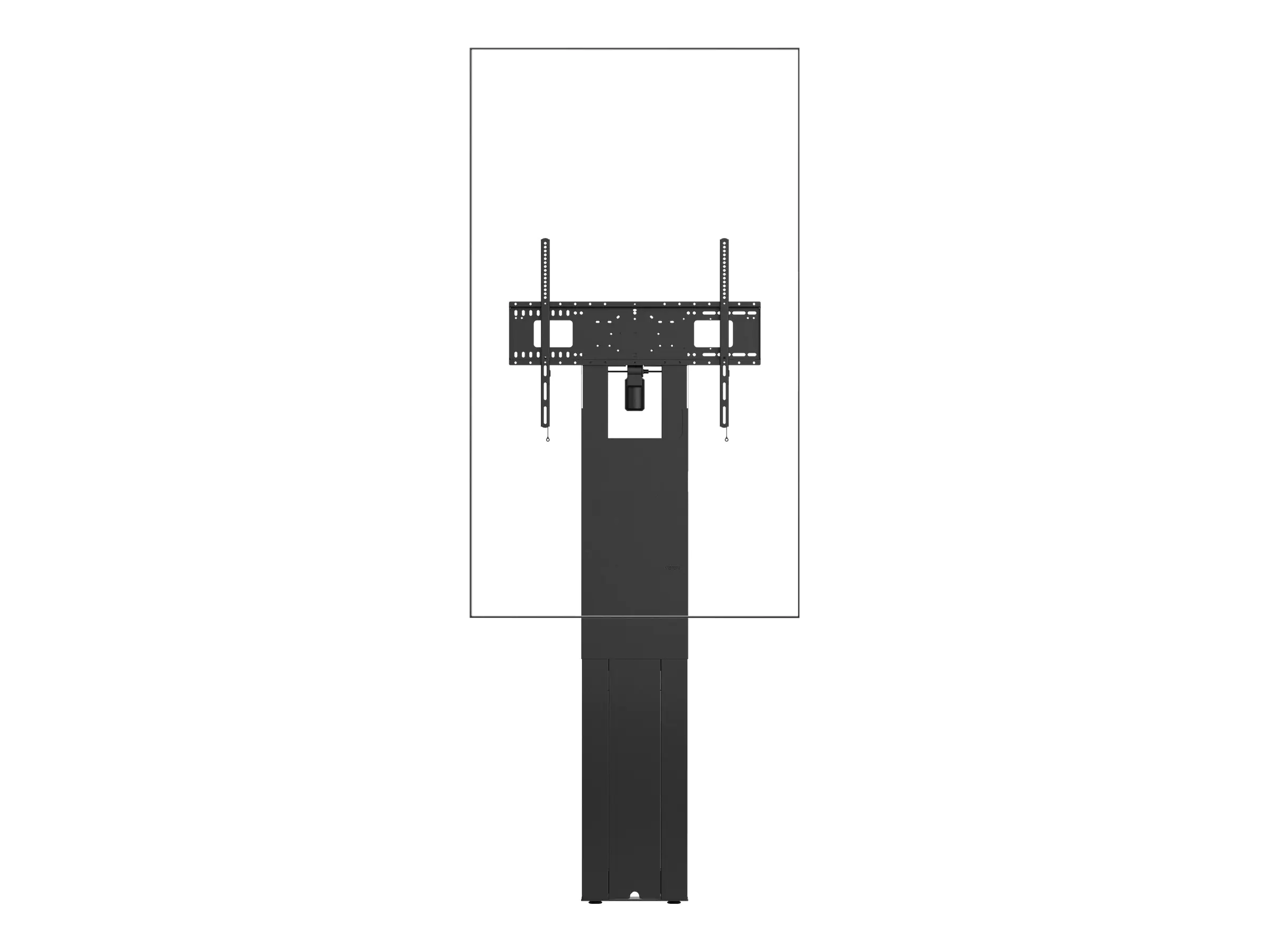 Vision - Befestigungskit (VESA-Halterung, 2 Wandhalterungen, Bodenständer, extra stark) - motorisiert - für Flachbildschirm - Stahl - mattschwarz - Bildschirmgröße: up to 248.9cm (up to 98") - Wandmontage