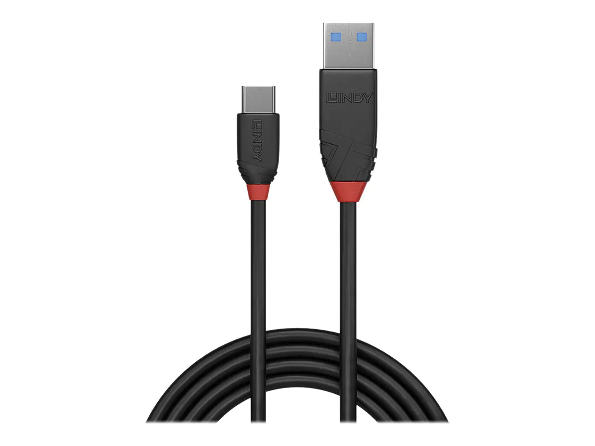Lindy Black Line - USB-Kabel - 24 pin USB-C (M) zu USB Typ A (M) - USB 3.1 Gen 2 - 1.5 m - rund - Schwarz Lindy Black Line - USB-Kabel - 24 pin USB-C (M) zu USB Typ A (M) - USB 3.1 Gen 2 - 1.5 m - rund - Schwarz