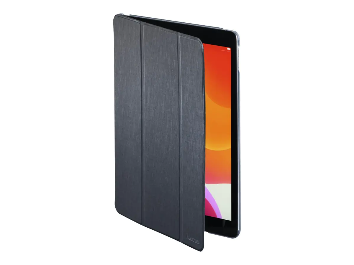 Hama Essential Line "Fold Clear" - Flip-Hülle für Tablet - Polyurethan - dunkelblau - 10.2" - für