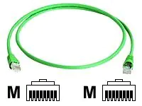 Telegärtner MP8 FS 600 - Netzwerkkabel - RJ-45 (M) zu RJ-45 (M) - 50 m - SFTP - CAT 7 - grün