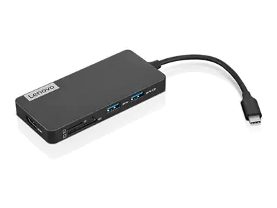 Lenovo USB-C 7-in-1 Hub - Dockingstation - USB-C - HDMI