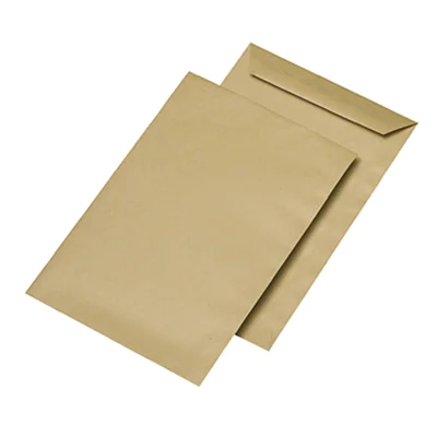 MAILmedia Versandtasche DIN C5 162 x 229 mm (B x H) ohne Fenster 70g/m² mit gummierter Klappe Natronpapier braun 500 St./Pack.