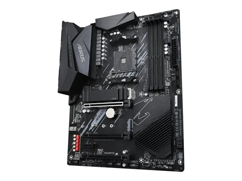 Gigabyte B550 AORUS Elite V2 - 1.0 - Motherboard - ATX - Socket AM4 - AMD B550 Chipsatz - USB 3.2 Gen 1, USB 3.2 Gen 2, USB-C Gen1 - 2.5 Gigabit LAN - Onboard-Grafik (CPU erforderlich) - HD Audio (8-Kanal)