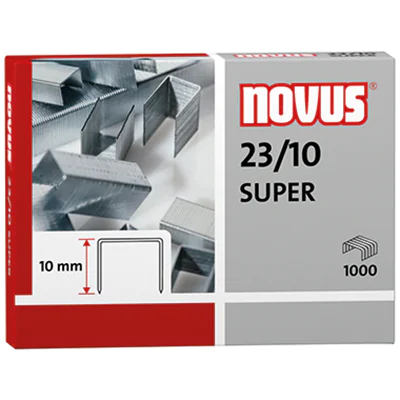 NOVUS Heftklammer 042-0531 23/10 verzinkt 1.000 St./Pack. NOVUS Heftklammer 042-0531 23/10 verzinkt 1.000 St./Pack.