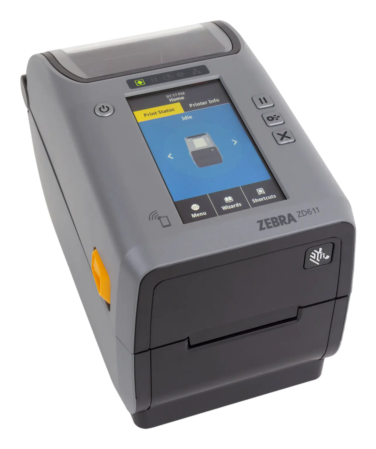 Zebra ZD611, Wärmeübertragung, 203 x 203 DPI, 203 mm/sek, Verkabelt & Kabellos, Schwarz ZD6A122-T0EER2EZ