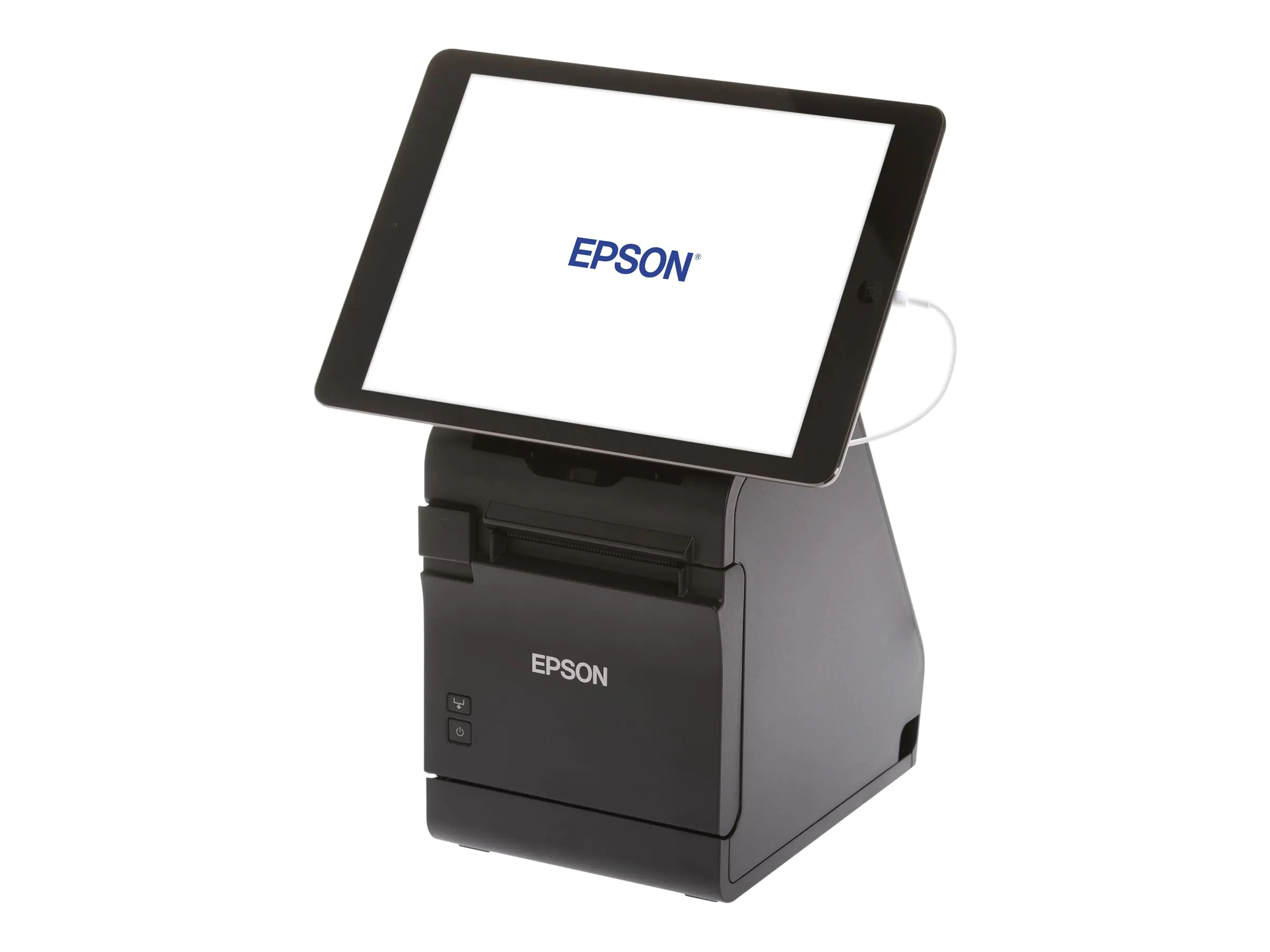 Epson TM m30II-S (012) - Belegdrucker - Thermozeile - Rolle (7,95 cm) - 203 x 203 dpi - bis zu 250 mm/Sek. - USB 2.0, LAN, USB 2.0-Host, Lightning - Cutter - Schwarz