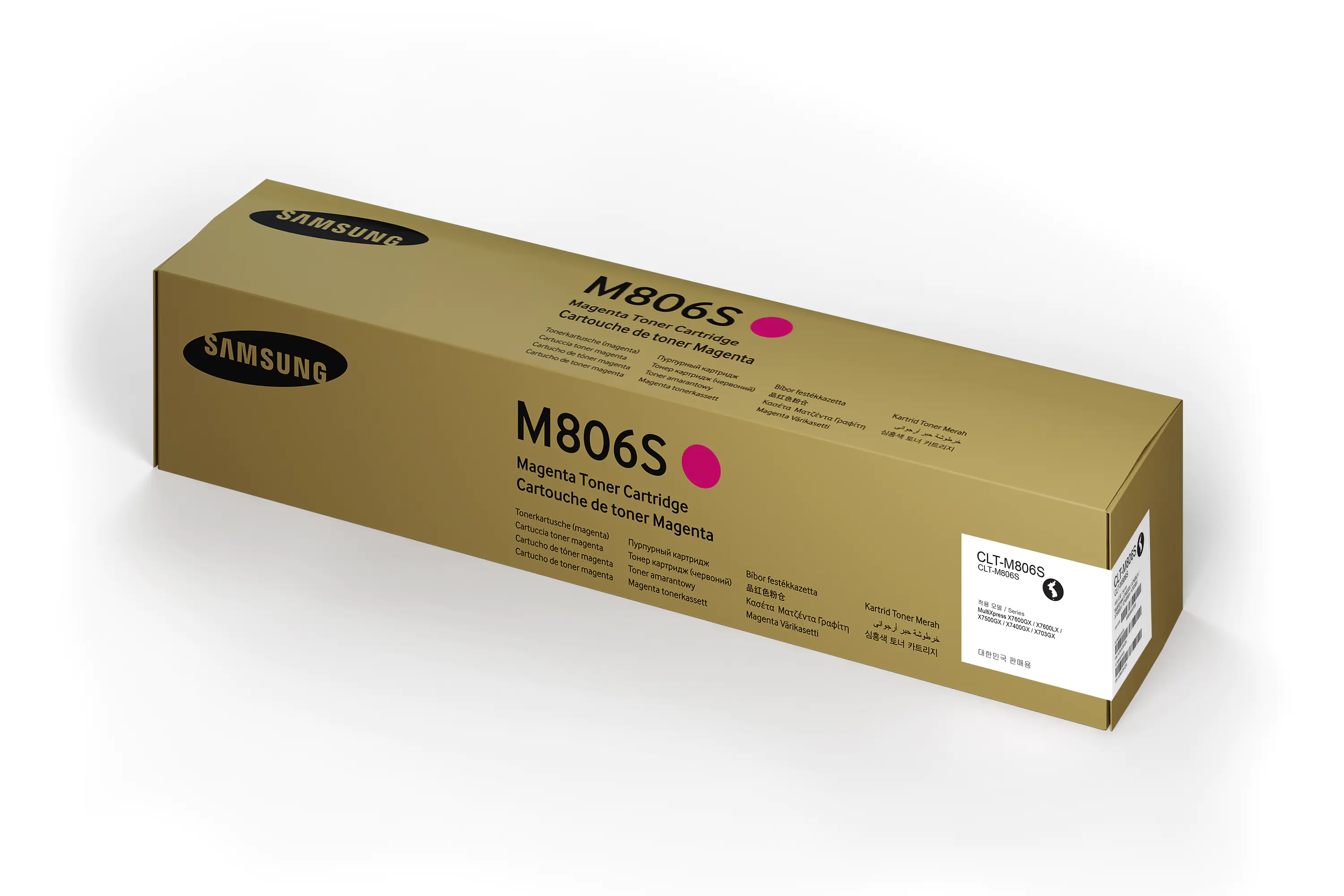 Samsung CLT-M806S - Magenta - Original - Tonerpatrone (SS635A) - für Samsung SL-K703, SL-X703, SL-X706; MultiXpress SL-X704, SL-X7400, SL-X7500, SL-X7600 Samsung CLT-M806S - Magenta - Original - Tonerpatrone (SS635A) - für Samsung SL-K703, SL-X703, SL-X706; MultiXpress SL-X704, SL-X7400, SL-X7500, SL-X7600