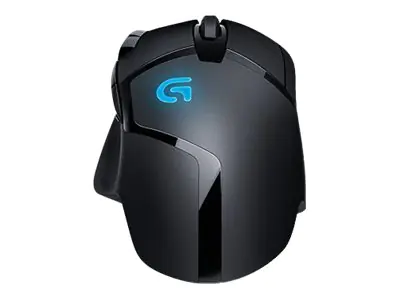 Logitech Hyperion Fury G402 - Maus - Für Rechtshänder - 8 Tasten - kabelgebunden - USB