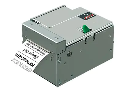 Custom KPM302III - Belegdrucker - Thermotransfer - Rolle (8,25 cm) - 203 dpi - bis zu 200 mm/Sek. - USB, LAN, RS232 - Cutter