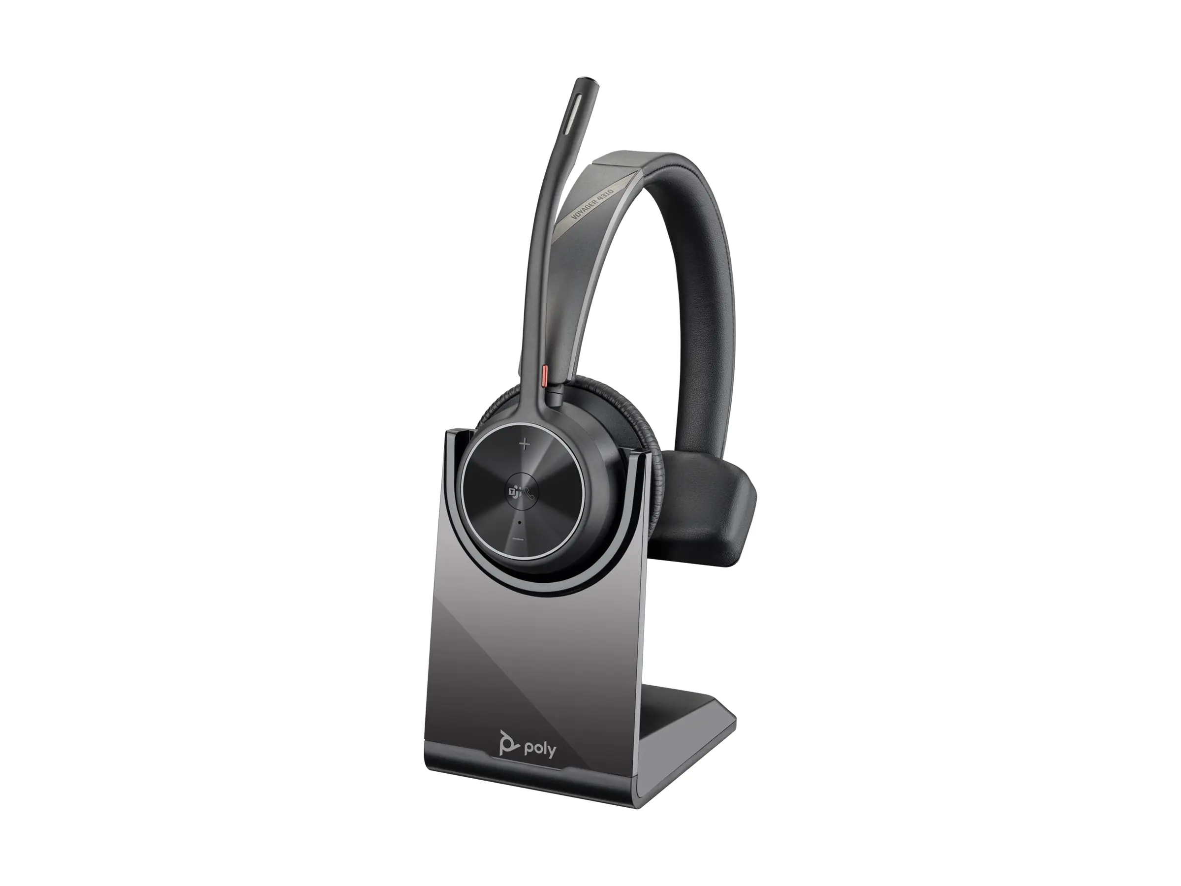 Poly Voyager 4310 - Headset - On-Ear - Bluetooth - kabellos, kabelgebunden - USB-A - Schwarz - Zertifiziert für Microsoft Teams