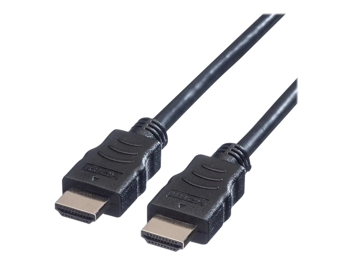VALUE High Speed - HDMI-Kabel mit Ethernet - HDMI männlich zu HDMI männlich - 15 m - Schwarz VALUE High Speed - HDMI-Kabel mit Ethernet - HDMI männlich zu HDMI männlich - 15 m - Schwarz