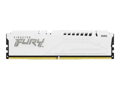 Kingston FURY Beast - DDR5 - Modul - 32 GB - DIMM 288-PIN - 5200 MHz / PC5-41600 - CL40 - 1.25 V - ungepuffert - on-die ECC - weiß