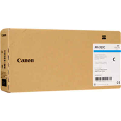 Canon PFI-707 C - 700 ml - Cyan - Original - Tintenbehälter - für imagePROGRAF iPF830, iPF830 MFP M40, iPF840, iPF840 MFP M40, iPF850, iPF850 MFP M40