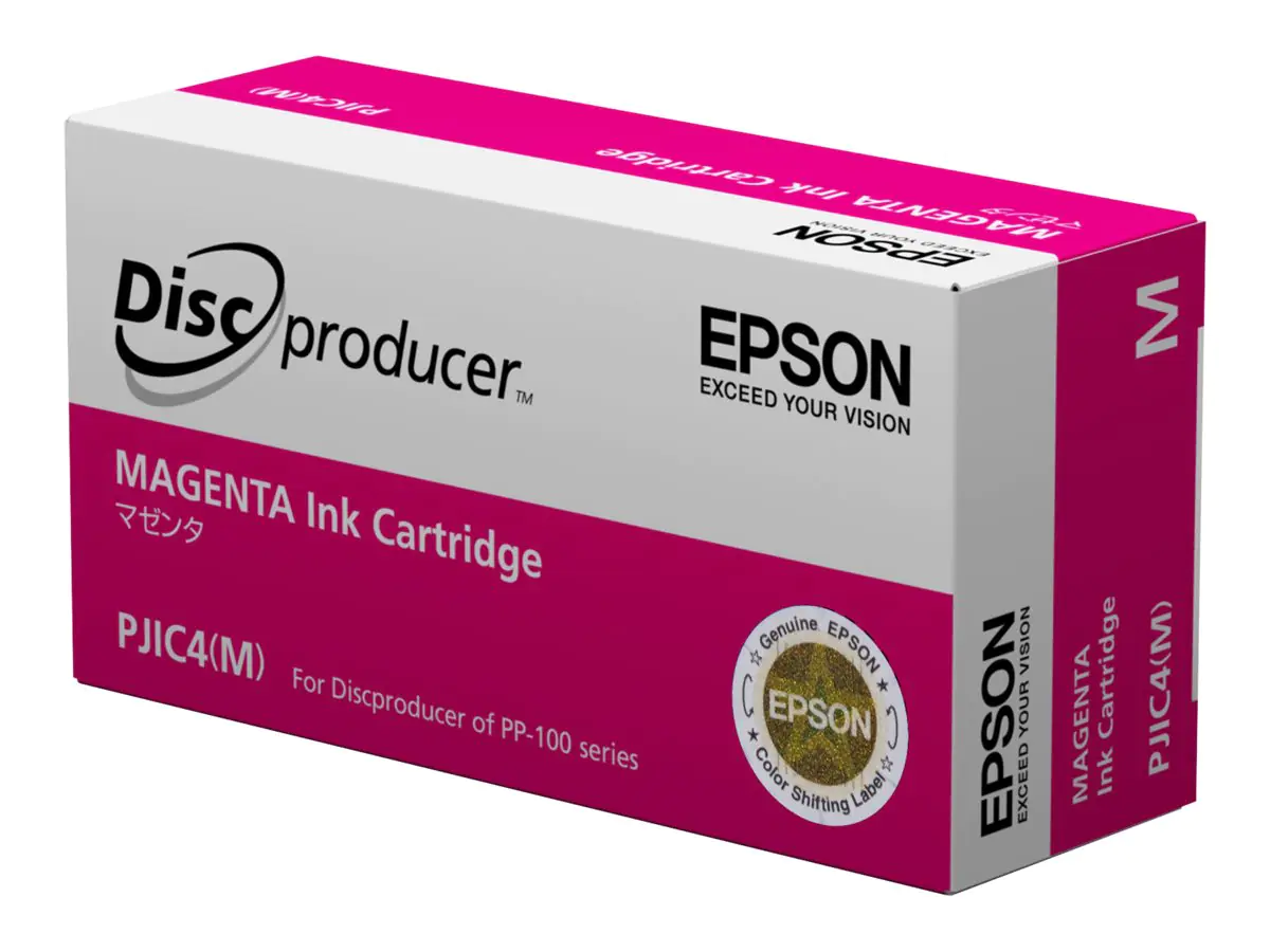 Epson Discproducer PJIC7(M) - Magenta - original - Tintenpatrone - für Discproducer PP-100, PP-100AP, PP-100II, PP-100IIBD, PP-100III, PP-100N, PP-100NII Epson Discproducer PJIC7(M) - Magenta - original - Tintenpatrone - für Discproducer PP-100, PP-100AP, PP-100II, PP-100IIBD, PP-100III, PP-100N, PP-100NII