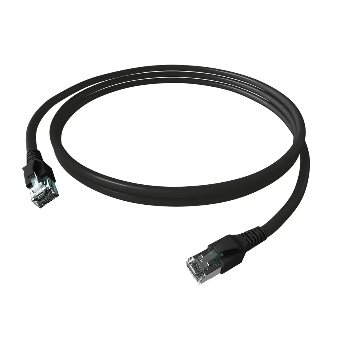 EasyLan CP1KSBSBS0100 FlexBoot Patchkabel Kat.6A ISO/IEC geschirmt schwarz 4PPoE