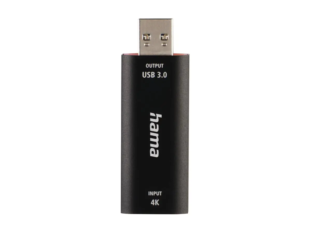 Hama Videoaufnahmeadapter - USB 3.0 - Schwarz 00074257