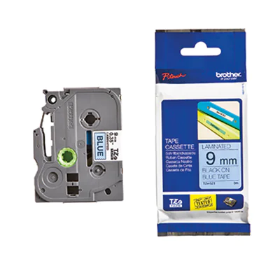 P-touch Schriftbandkassette TZE521 9mmx8m laminiert sw auf bl P-touch Schriftbandkassette TZE521 9mmx8m laminiert sw auf bl