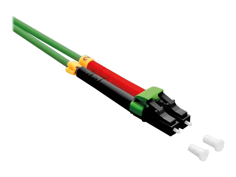 Roline - Patch-Kabel - LC Multi-Mode (M) zu LC Multi-Mode (M) - 3 m - Glasfaser - Duplex - 50/125 Mikrometer - OM5 - halogenfrei - grün