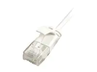 Roline Green - Patch-Kabel - RJ-45 (M) zu RJ-45 (M) - 15 cm - UTP - CAT 6a - halogenfrei, geformt, ohne Haken, verseilt - weiß