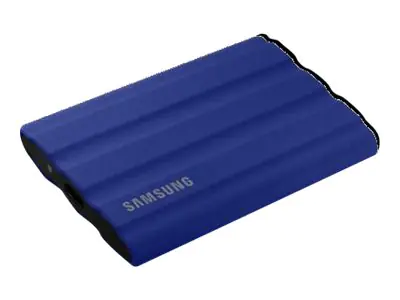 Samsung T7 Shield MU-PE2T0R - SSD - verschlüsselt - 2 TB - extern (tragbar) - USB 3.2 Gen 2 (USB-C Steckverbinder) - 256-Bit-AES - Blau