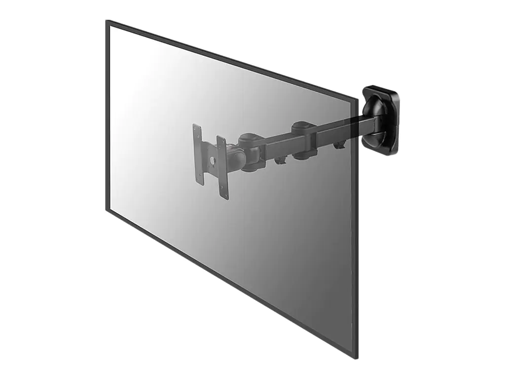 Lindy LCD Multi Joint Wall Bracket - Befestigungskit (Wandbefestigung, 3 Gelenkarme) - für LCD-Display - Schwarz
