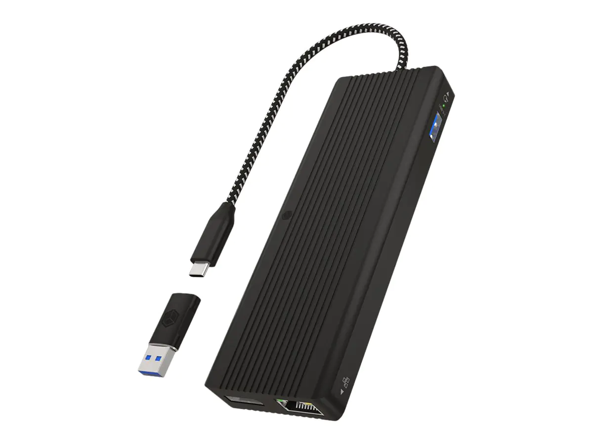 ICY BOX IB-DK4080AC - Dockingstation - USB-C
