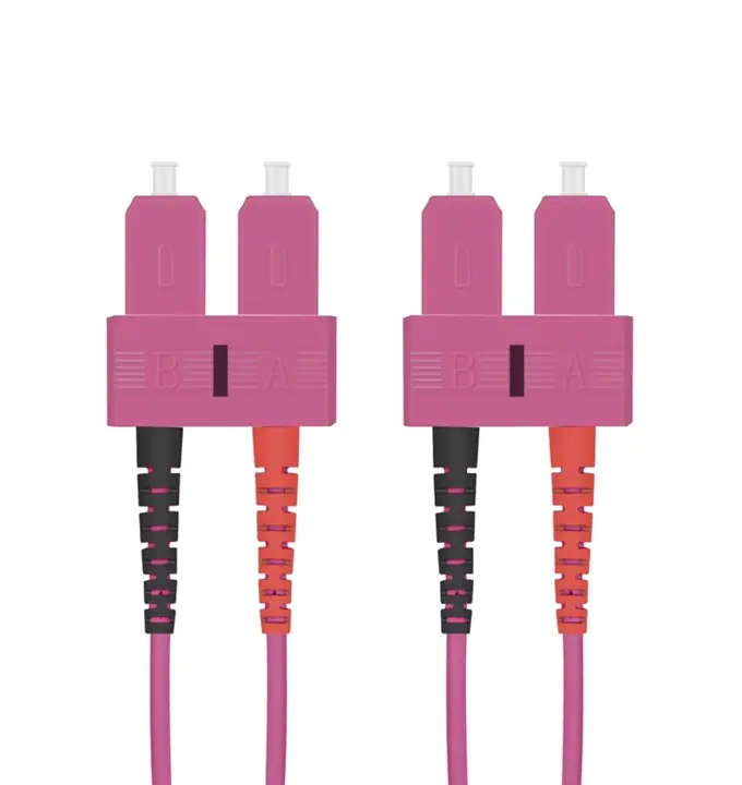 Bayko LWL Patchkabel SC/SC Duplex 50/125µm OM4 erikaviolett 1,0m