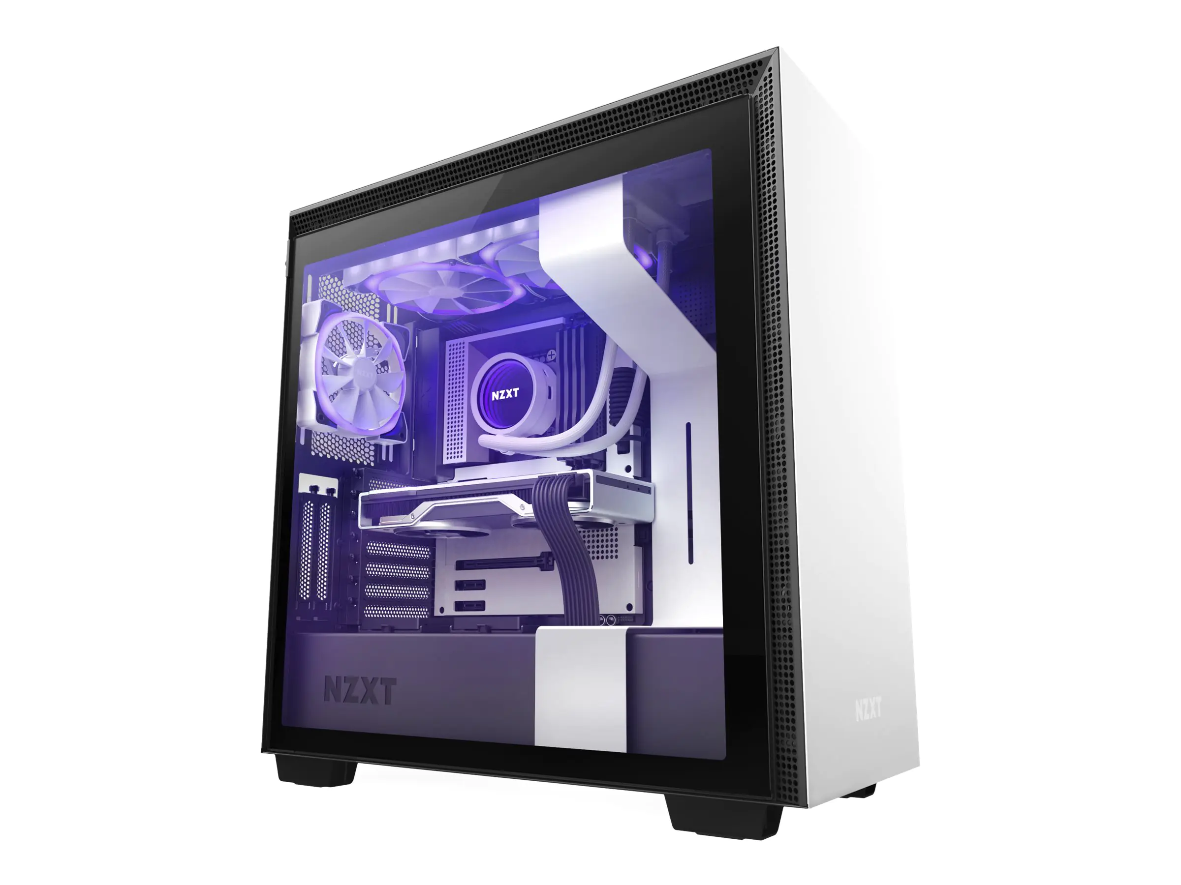 NZXT Kraken X63 RGB - Prozessor-Flüssigkeitskühlsystem - Kühlergröße: 280 mm - (für: LGA1150, LGA1151, LGA1155, LGA1156, LGA1366, LGA2011, LGA2011-3, LGA2066, AM4, sTRX4, TRX4, LGA1200) - 140 mm - Mattes Weiß