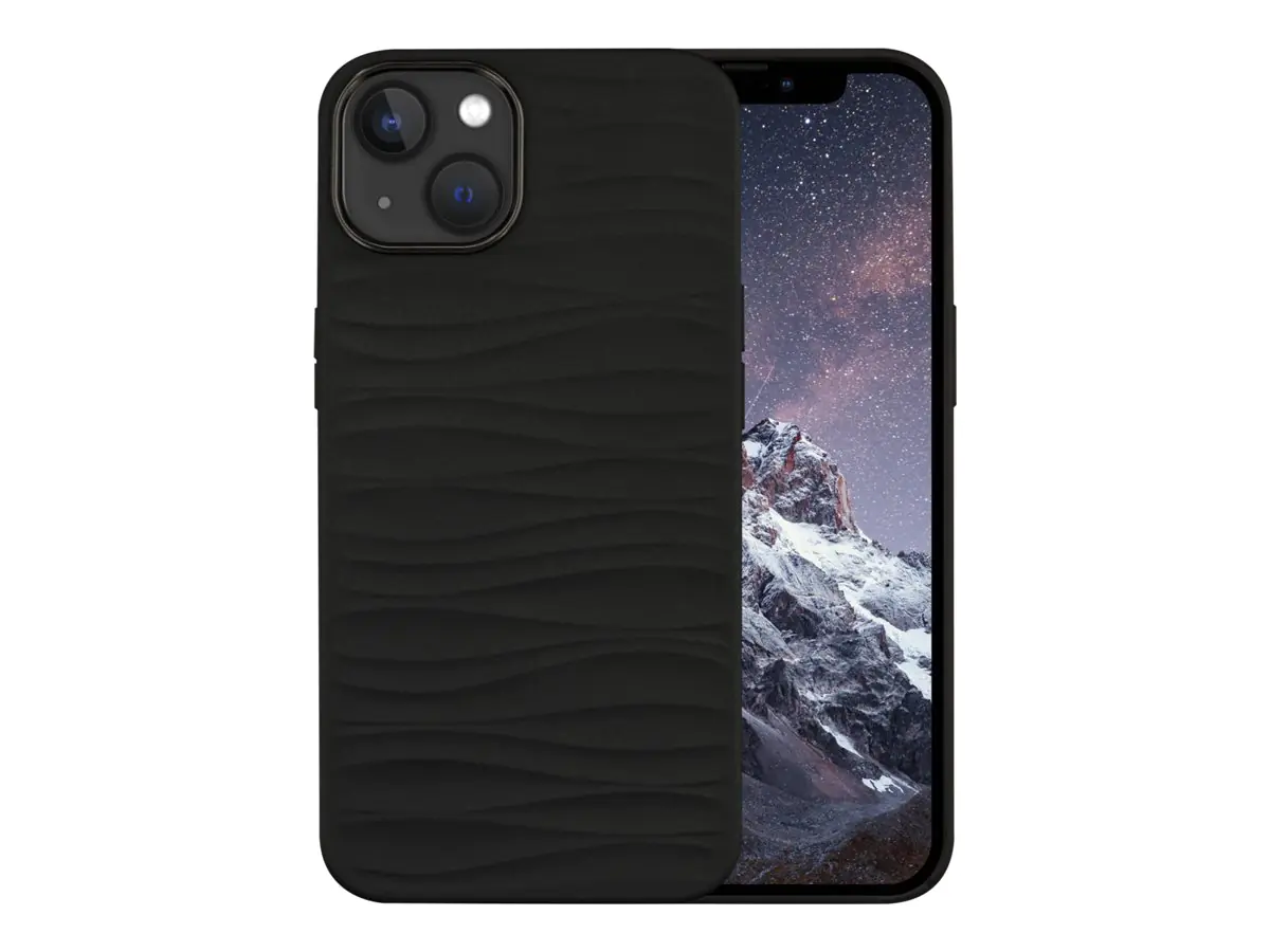 dbramante1928 Dune - Hintere Abdeckung für Mobiltelefon - 100 % recycelter Kunststoff - Schwarz - für Apple iPhone 14