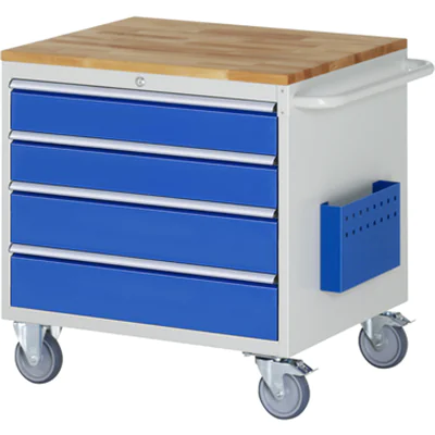 RAU Werkstattwagen 7000 770 x 795 x 650 mm (B x H x T) 4 Schubladen RAU Werkstattwagen 7000 770 x 795 x 650 mm (B x H x T) 4 Schubladen