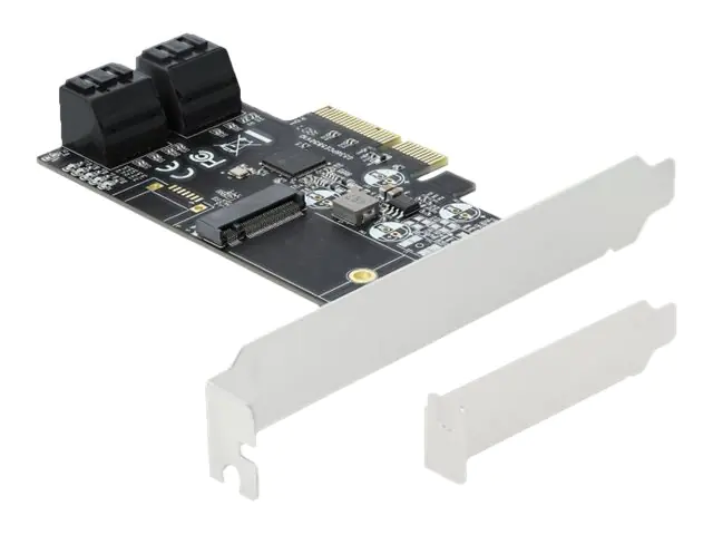 Delock - Speicher-Controller - SATA 6Gb/s - Low-Profile - PCIe 3.0 x4
