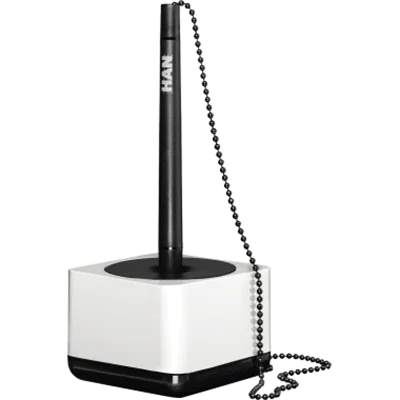 HAN Kugelschreiberständer i-Line 17651-32 Höhe 153mm Kugelkette ws HAN Kugelschreiberständer i-Line 17651-32 Höhe 153mm Kugelkette ws