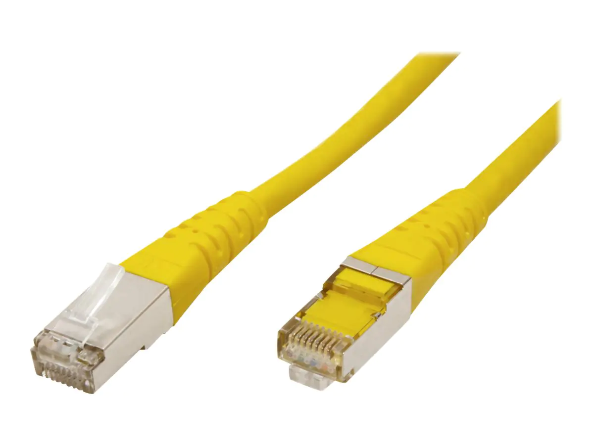 Roline - Patch-Kabel - RJ-45 (M) zu RJ-45 (M) - 10 m - SFTP - CAT 6 - Gelb
