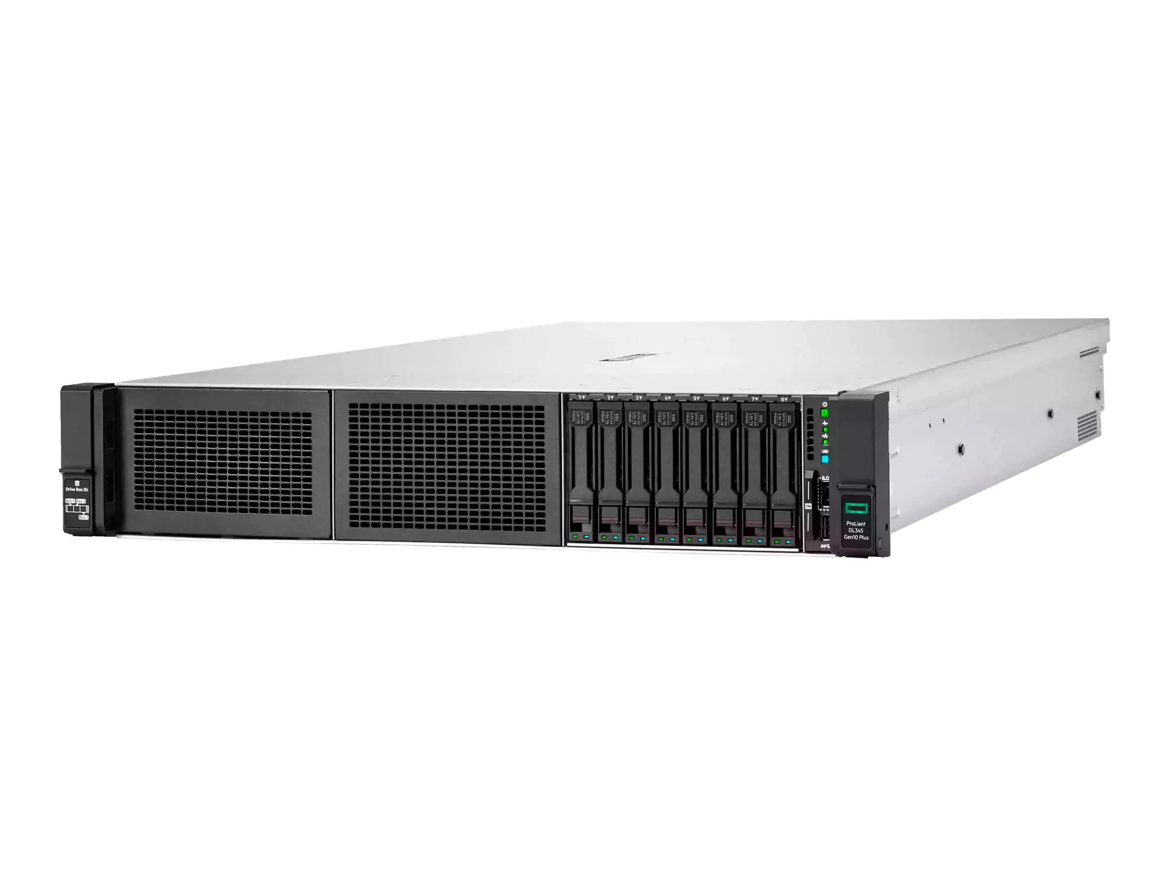 HPE ProLiant DL345 Gen10 Plus Entry - Server - Rack-Montage - 2U - 1-Weg - 1 x EPYC 7232P / 3.1 GHz - RAM 32 GB - SAS - Hot-Swap 8.9 cm (3.5") Schacht/Schächte - keine HDD - 1GbE - Monitor: keiner