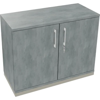Flügeltürenschrank 2OH B1000xT442xH781 si/Beton Flügeltürenschrank 2OH B1000xT442xH781 si/Beton