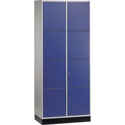 C+P Schließf.schrank 8470202S10008 8Fächer 1950x820x500mm lgr/ebl