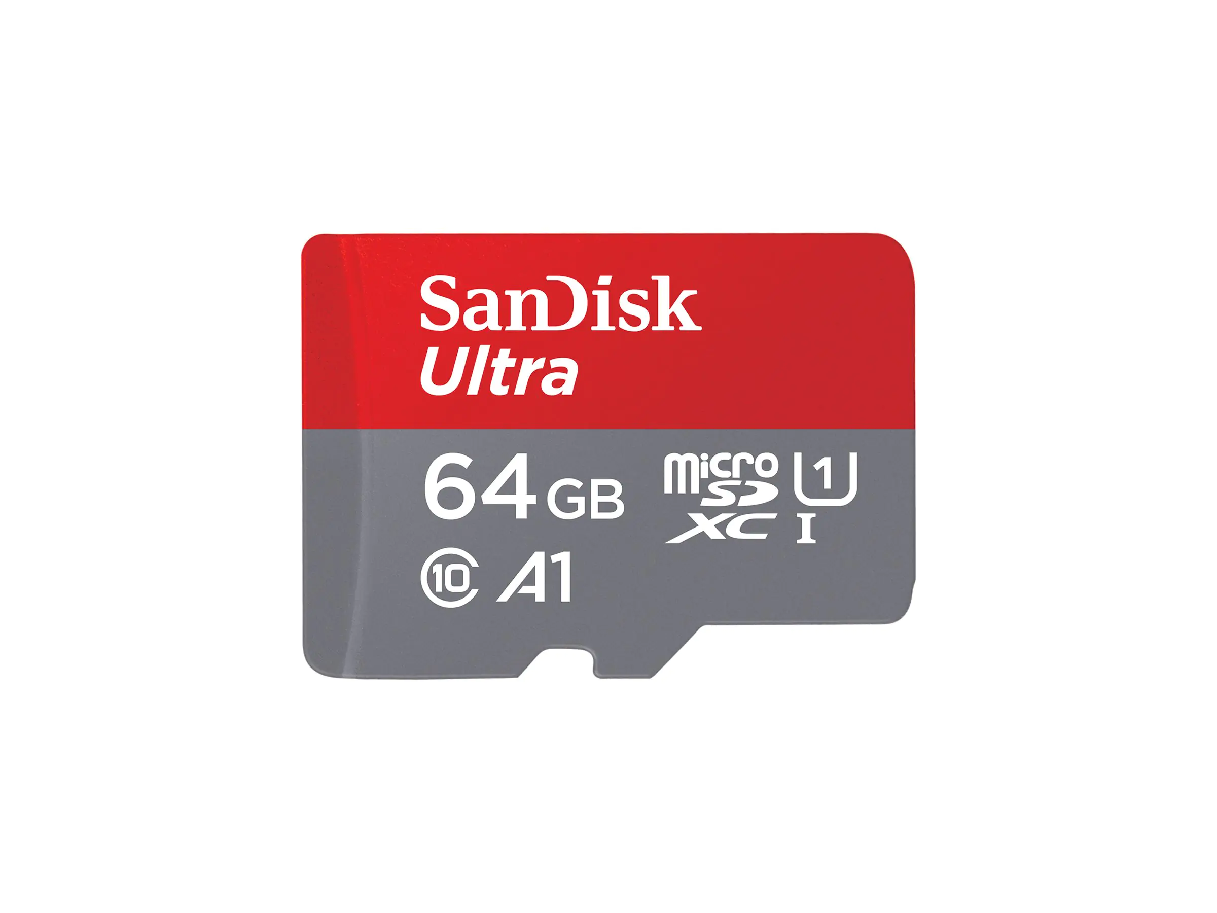SanDisk Ultra - Flash-Speicherkarte (microSDXC-an-SD-Adapter inbegriffen) - 64 GB - A1 / UHS Class 1 / Class10 - microSDXC UHS-I