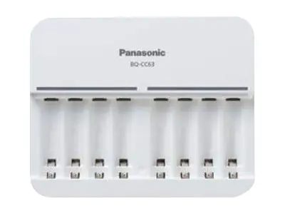 Panasonic eneloop BQ-CC63E - Batterieladegerät - 8 x Batterien laden - 1.5 A