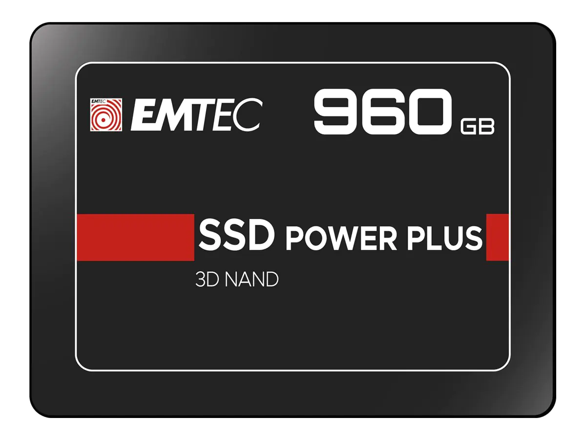 EMTEC X150 Power Plus 3D NAND - SSD - 960 GB - intern - 2.5" (6.4 cm) - SATA 6Gb/s