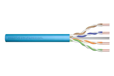 Digitus Professional Installation Cable - Bulkkabel - 305 m - UTP - CAT 6a - IEEE 802.5/IEEE 802.3 - halogenfrei, Riser - Hellblau, RAL 5012 Digitus Professional Installation Cable - Bulkkabel - 305 m - UTP - CAT 6a - IEEE 802.5/IEEE 802.3 - halogenfrei, Riser - Hellblau, RAL 5012