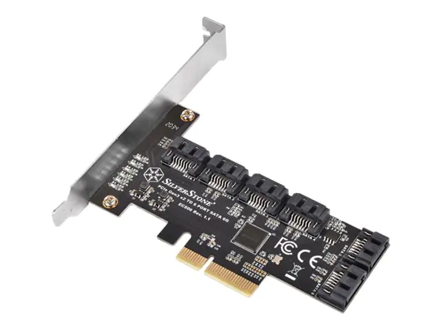 SilverStone ECS06 - Speicher-Controller - SATA 6Gb/s - Low-Profile - PCIe 3.0 x2