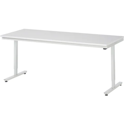 RAU Arbeitstisch Adlatus 150 2.000 x 720-1.120 x 800 mm (B x H x T) lichtgrau