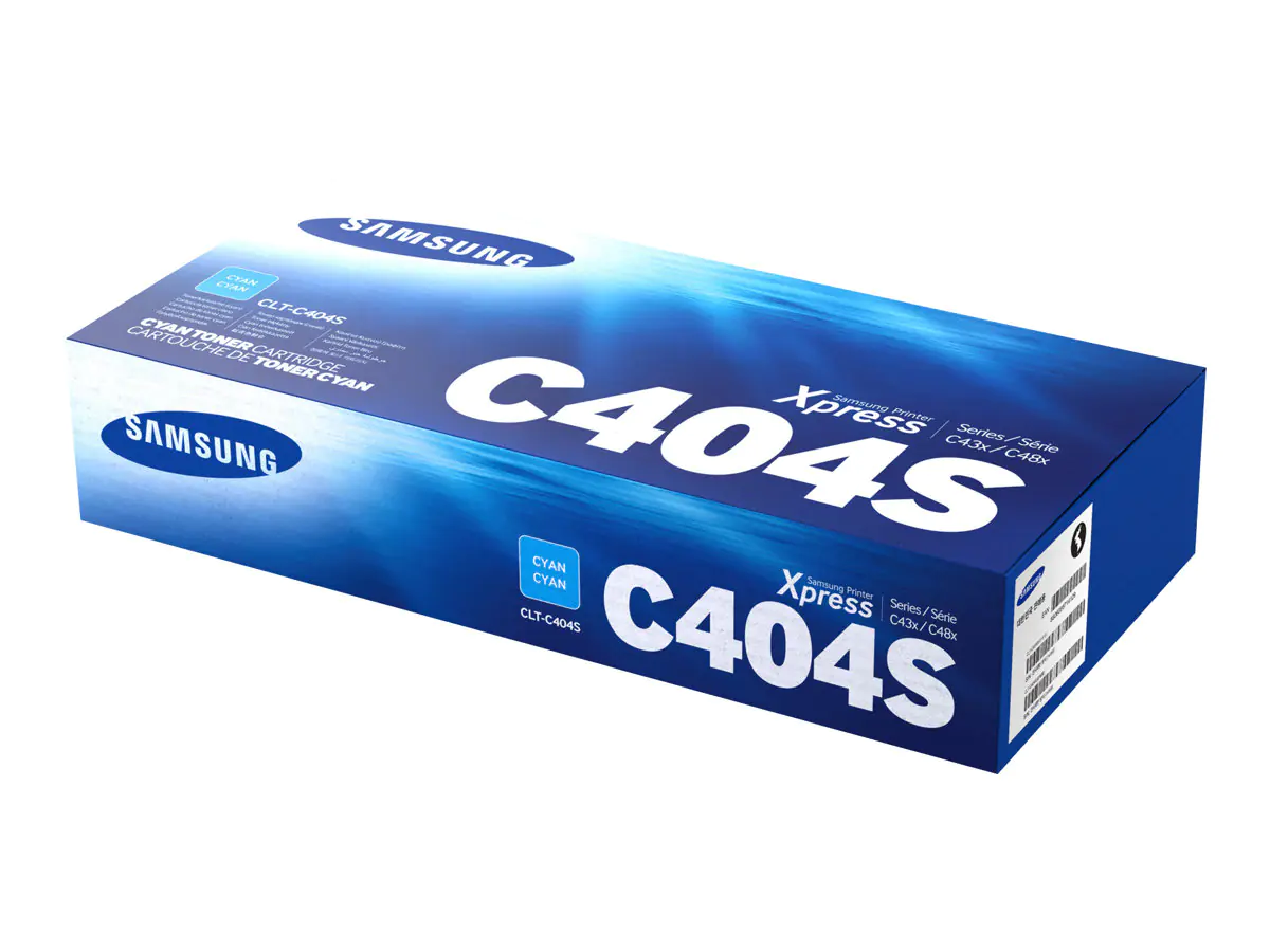 Samsung CLT-C404S - Cyan - Original - Tonerpatrone (ST966A) - für Samsung CLX-3302, 3303, 3304, 3307; Xpress SL-C432, C433, C462, C463, C467, C482, C483 Samsung CLT-C404S - Cyan - Original - Tonerpatrone (ST966A) - für Samsung CLX-3302, 3303, 3304, 3307; Xpress SL-C432, C433, C462, C463, C467, C482, C483