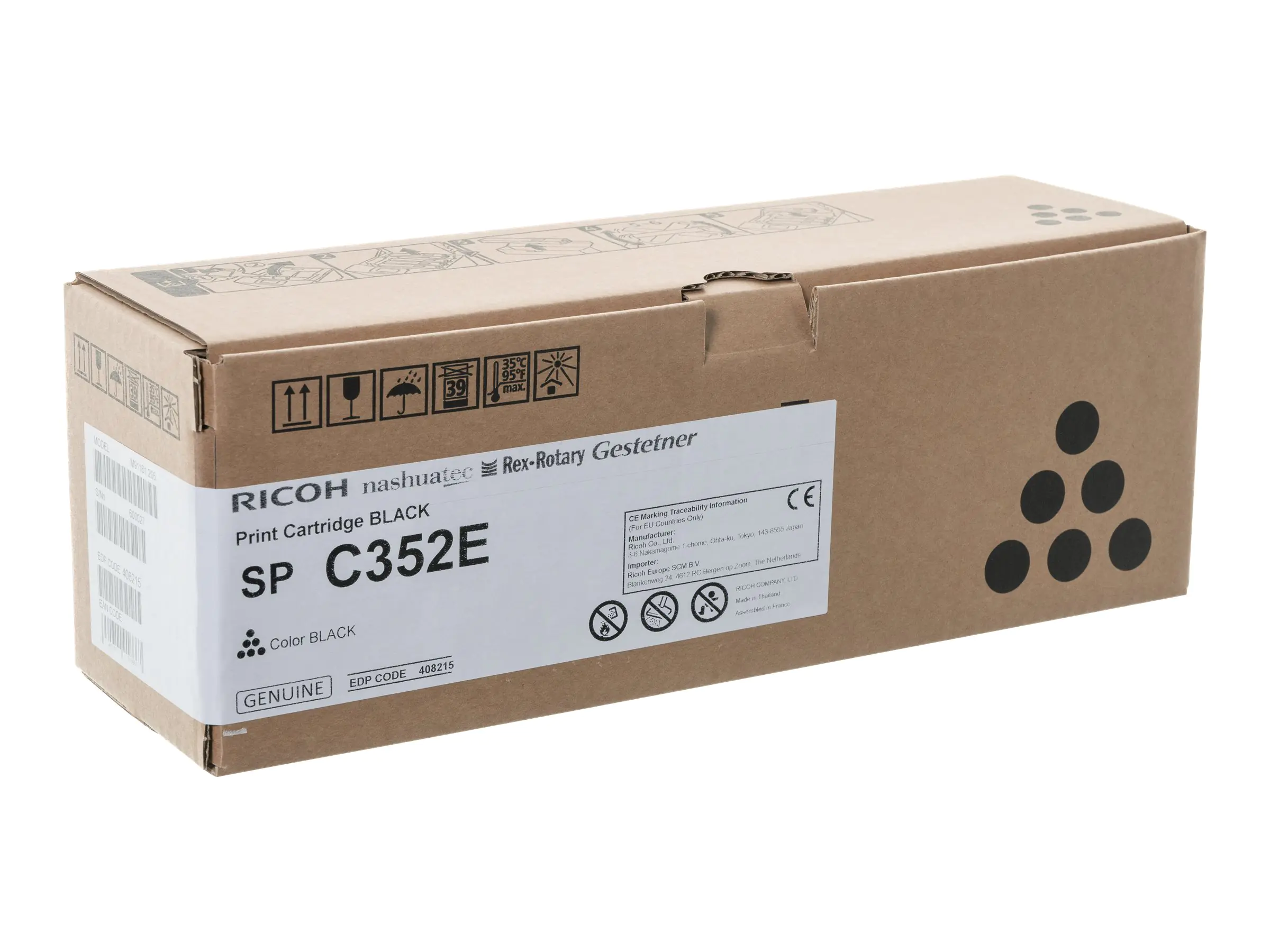 Ricoh SP C352E - Schwarz - original - Tonerpatrone 408215