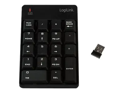 LogiLink Tastatur - kabellos - 2.4 GHz ID0120