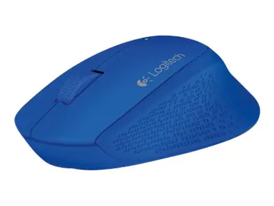 Logitech M280 - Maus - Für Rechtshänder - optisch - 3 Tasten - kabellos - 2.4 GHz - kabelloser Empfänger (USB) - Blau