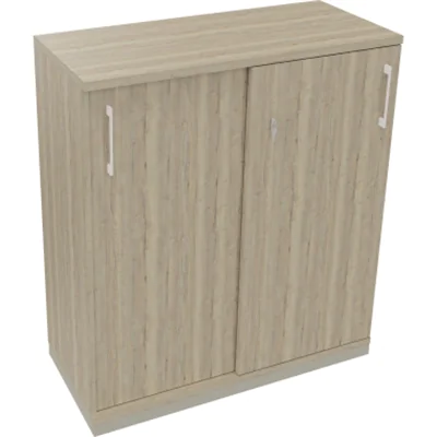 Schiebetürenschrank 3OH B1000xT442xH1133mm si/Eiche Natur Schiebetürenschrank 3OH B1000xT442xH1133mm si/Eiche Natur
