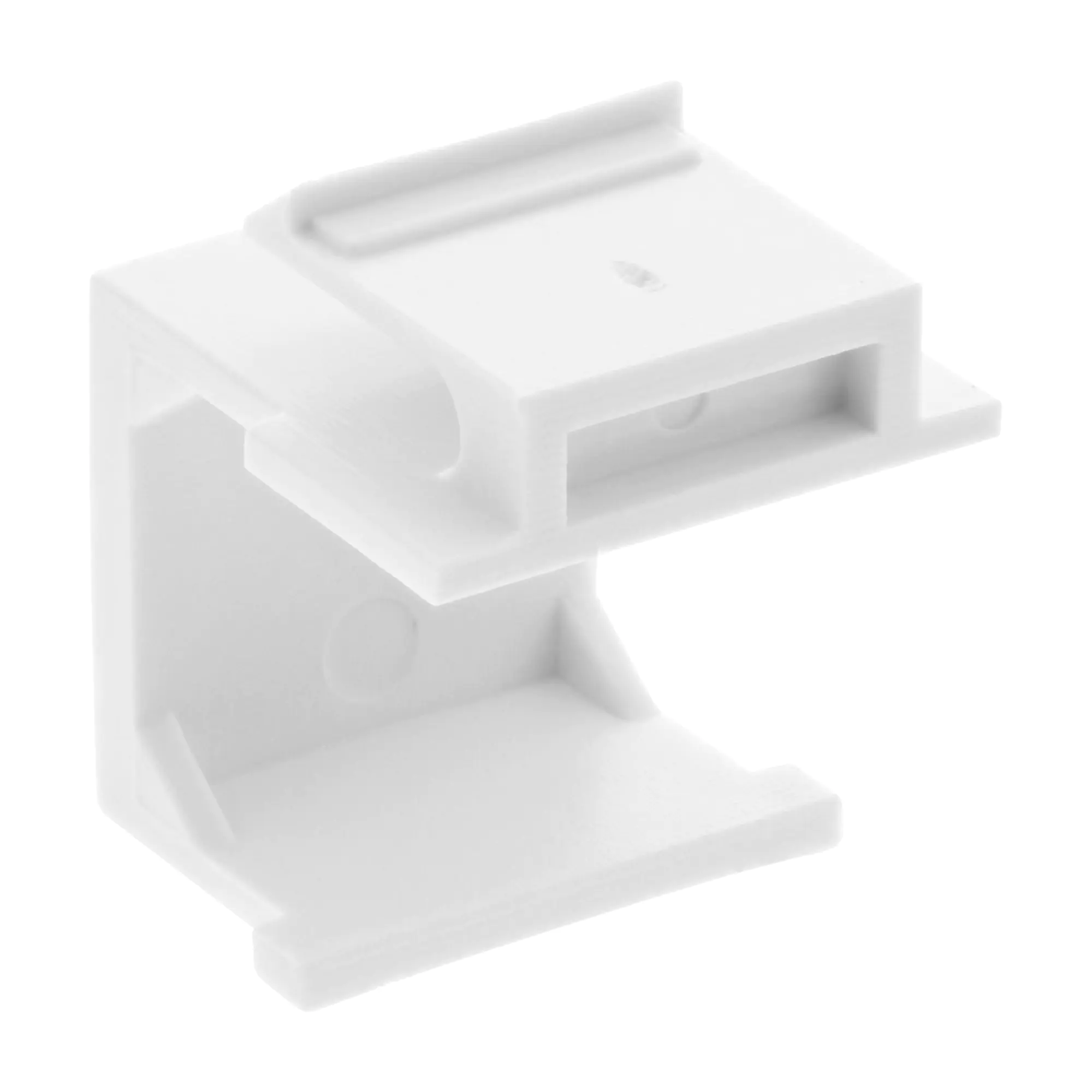 InLine Keystone SNAP-In dummy cover for module slot - Modulare Einrastblindplatte - weiß (Packung mit 10)